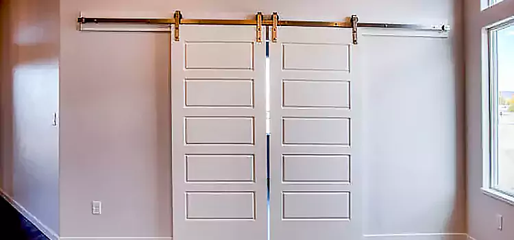 Glass Barn Door with Installation Hardware Kit Temple City