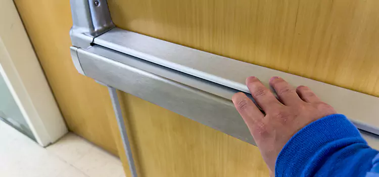 Installing a Push Bar on a Door Temple City
